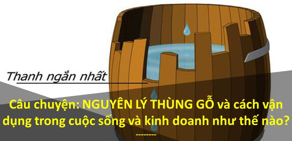 Quản trị doanh nghiệp bằng hiệu ứng thùng gỗ