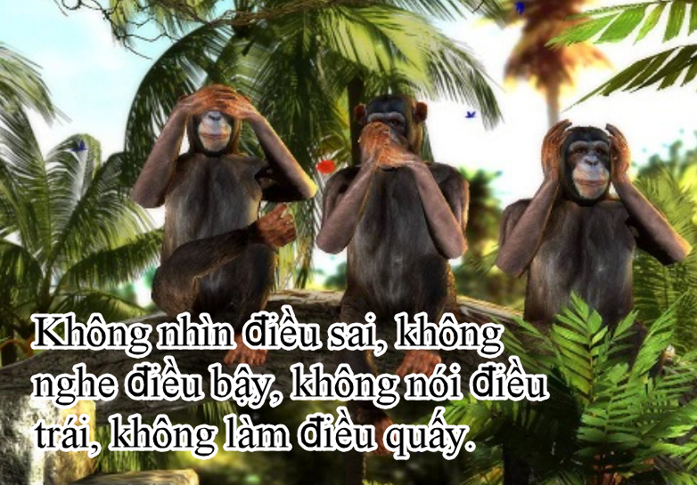 Triết lý sâu sắc đằng sau 3 chú khỉ “che mắt, che tai, che miệng”