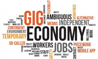 A gig economy is a free market system in which temporary positions are common and organizations hire independent workers for short-term commitments. The term "gig" is a slang word for a job that lasts a specified period of time. Traditionally, the term was used by musicians to define a performance engagement.
